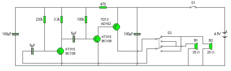 Diagrama de un intercomunicador sencillo por cables.webp